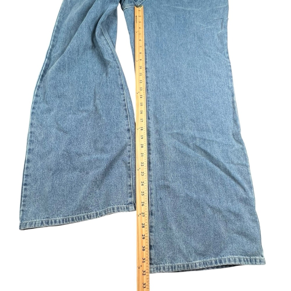 Kobi Halperin Womens 16 Effie Wide Leg Medium Wash High Rise Jeans Slash Pockets - Picture 4 of 9